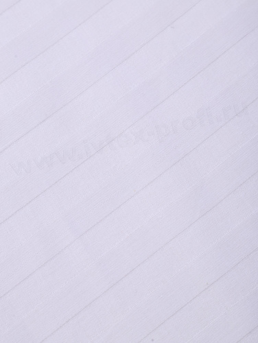 Простыня Страйп-сатин на резинке Белая 145гр